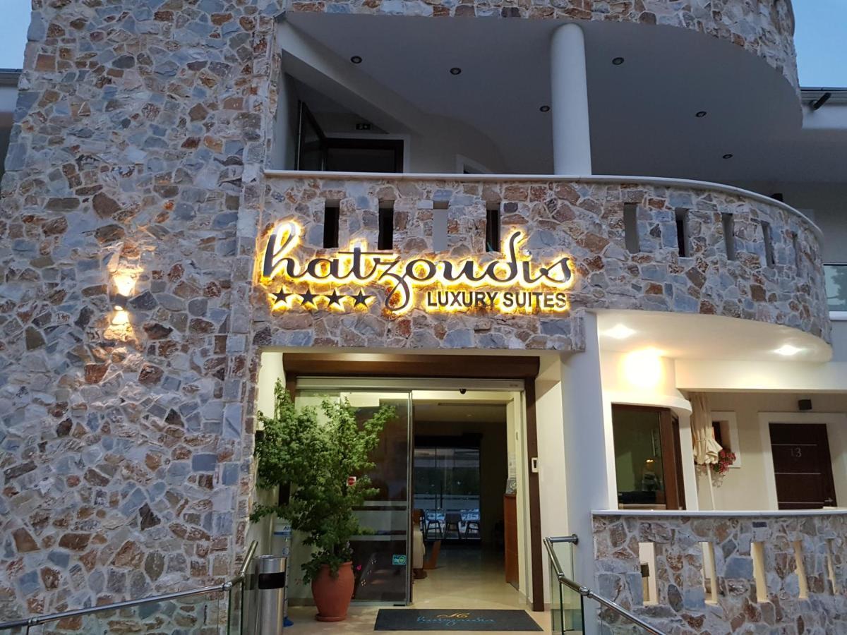 Hatzoudis Luxury Suites Chrysi Ammoudia ภายนอก รูปภาพ
